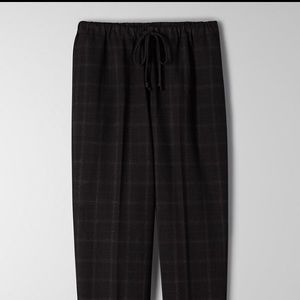 Aritzia Babaton Jimmy Pants in dark grey